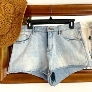 COPY - ROXY Cutest Embroidered Surf Wave Denim Shorts!